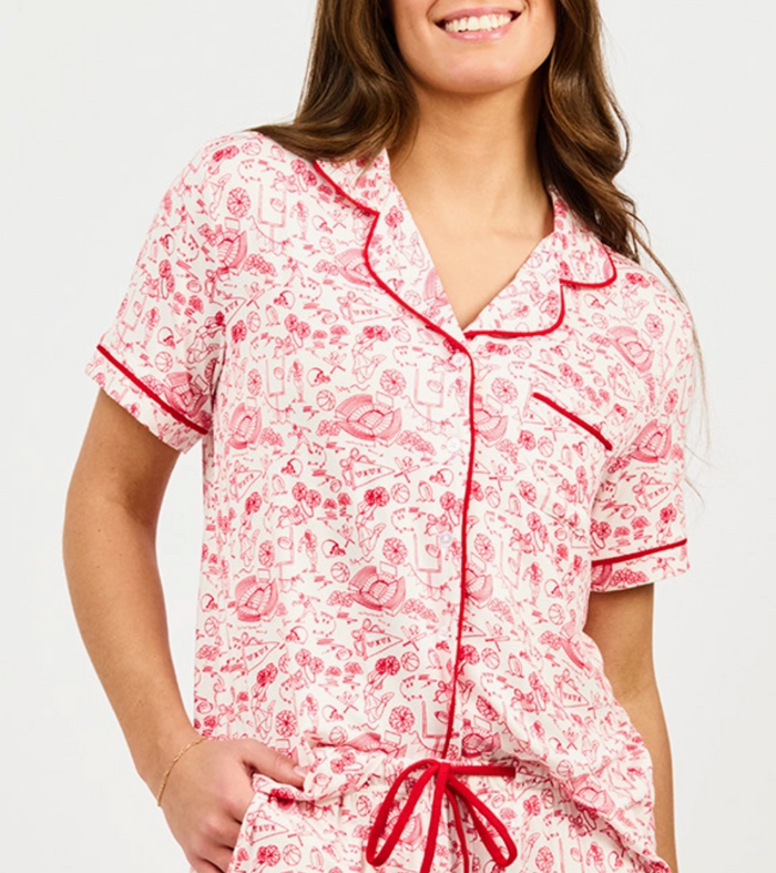 Go Team PJ Set- Red