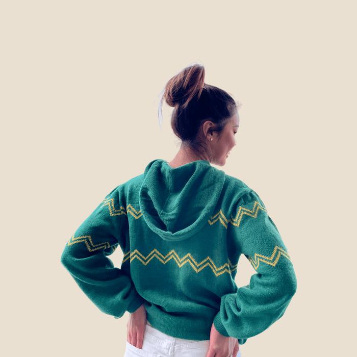 Green Bay Hoodie Alpaca Sweater (WS)