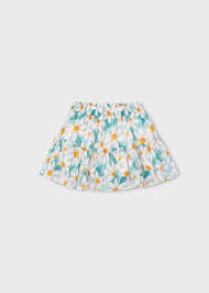 Green Floral Skirt