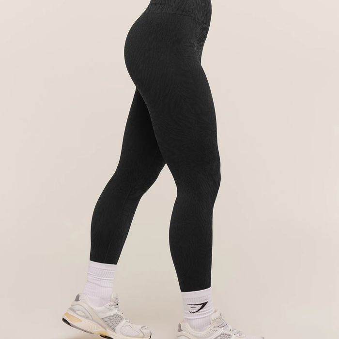 GS - Adapt Animal Seamless Leggings - Black/Asphalt Grey