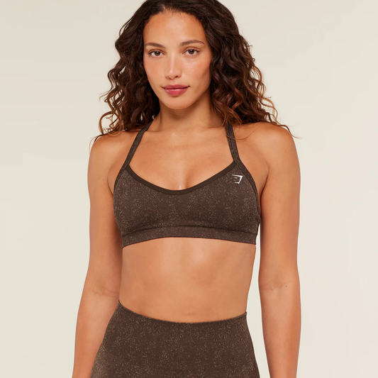 GS - Adapt Fleck Sports Bra - Archive Brown/Lifestyle Brown