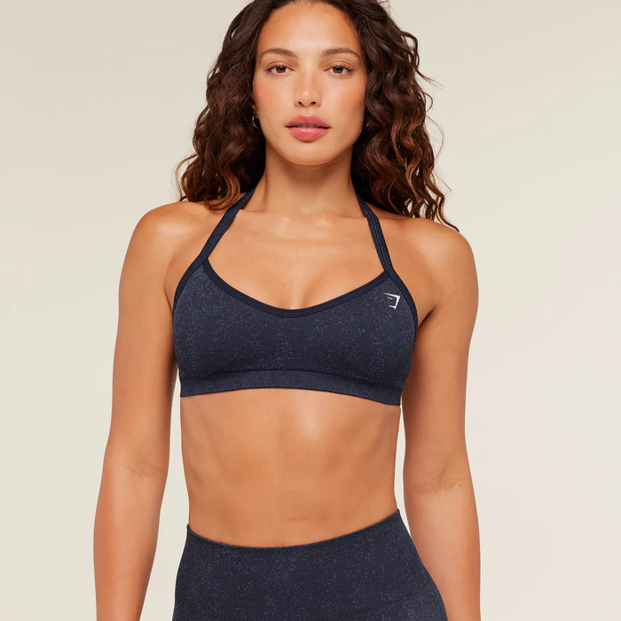 GS - Adapt Fleck Sports Bra - Heavy Blue/Iron Blue