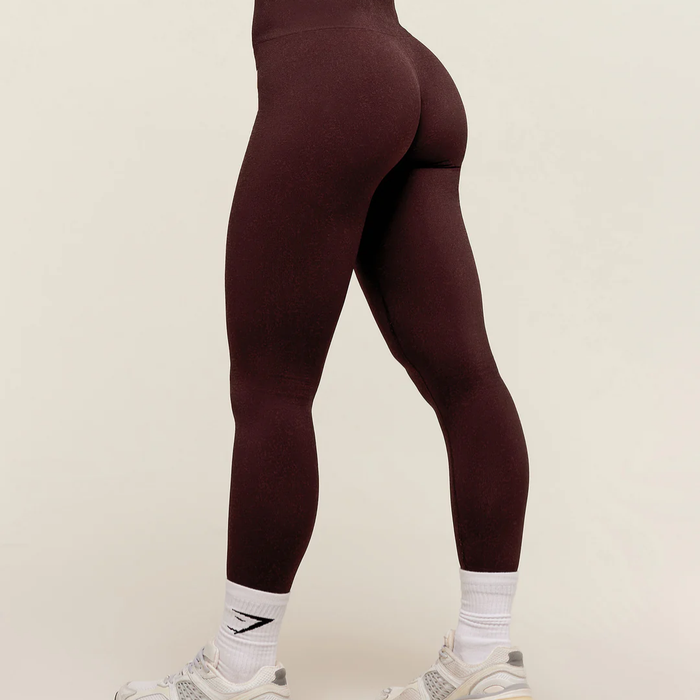 GS - Adapt Fleck x Whitney Leggings - Cherry Purple/Rich Maroon