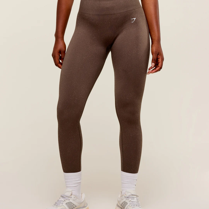 GS - Adapt Fleck x Whitney Leggings - Soft Brown/Chestnut Pink