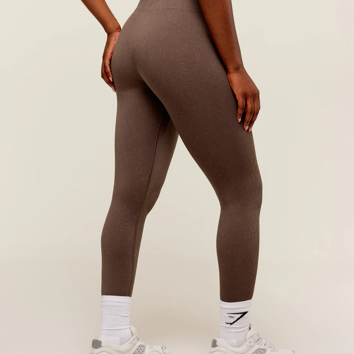 GS - Adapt Fleck x Whitney Leggings - Soft Brown/Chestnut Pink