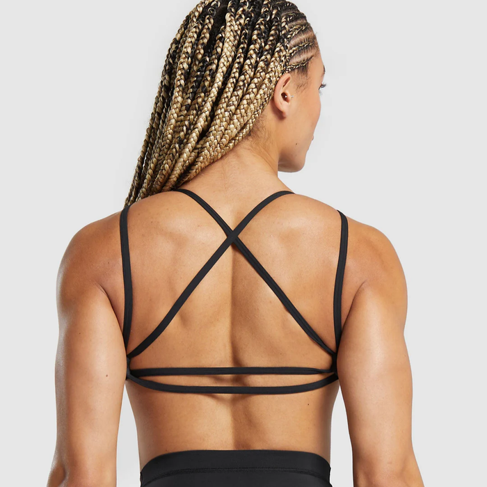GS - Back Gains Sports Bra - Black
