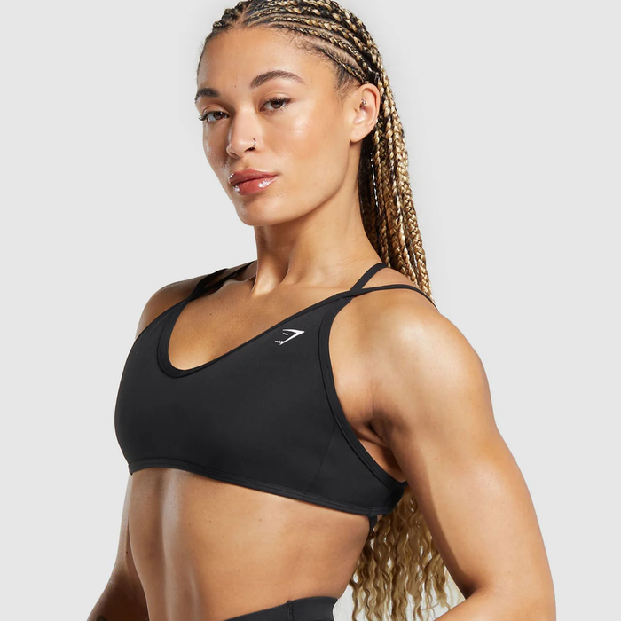 GS - Back Gains Sports Bra - Black