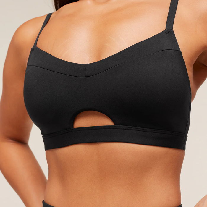 GS - Balcony Peekaboo Sports Bra - Black