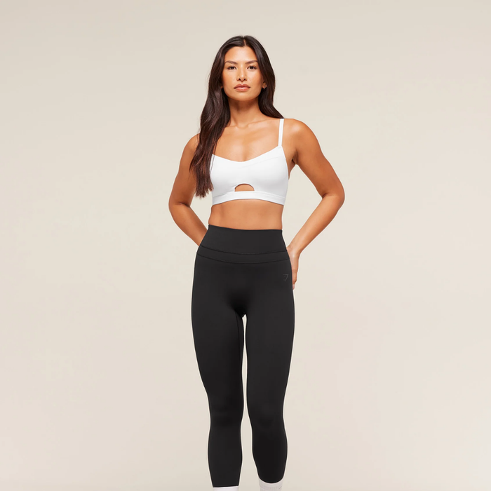 GS - Balcony Peekaboo Sports Bra - White