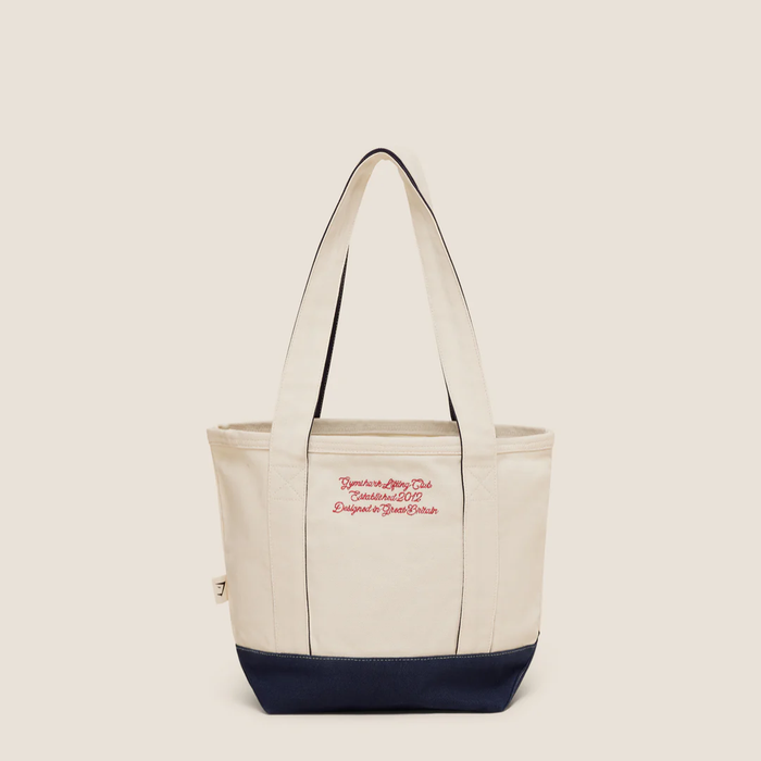 GS - Collegiate Mini Tote Bag - Heavy Blue/Oat White/Athletic Burgundy