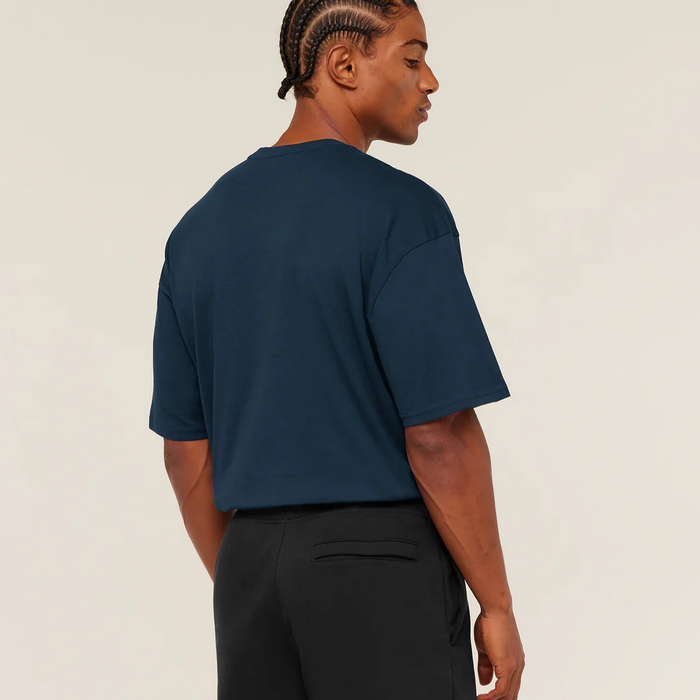 GS - Crest Oversized T-Shirt - GS Navy