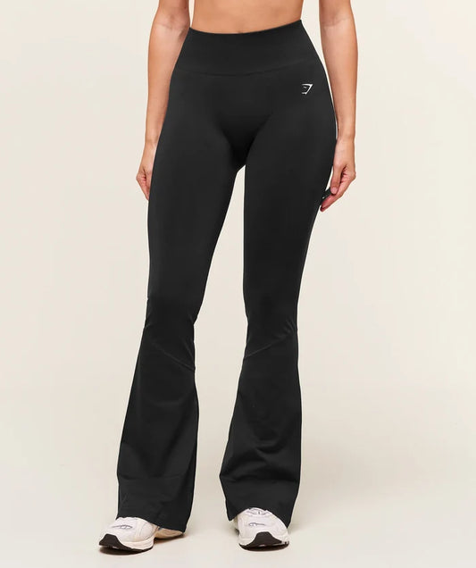 GS - Everyday Seamless Flared Leggings - Black