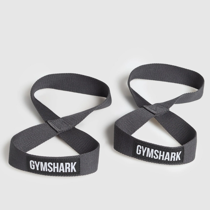 GS - Figure 8 Lifting Straps - Onyx Grey - One Size