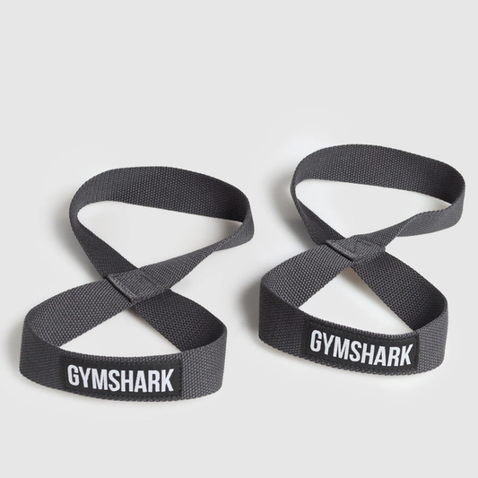 GS - Figure 8 Lifting Straps - Onyx Grey - One Size
