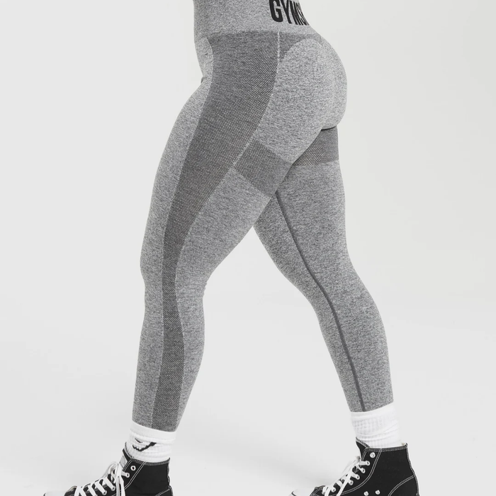 GS - Flex High Waisted Leggings - Charcoal Marl