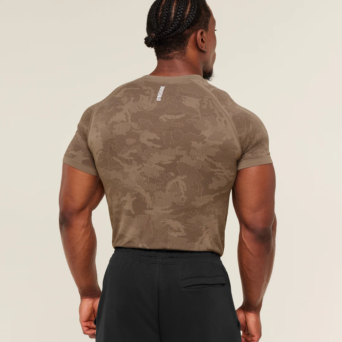 GS - Geo Seamless T-Shirt - Lifestyle Brown / Archive Brown