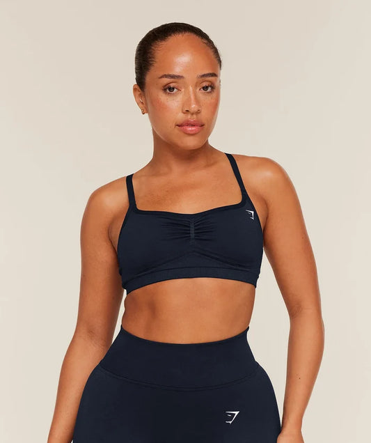 GS - Lift Seamless Sports Bra - Midnight Blue/Black Marl