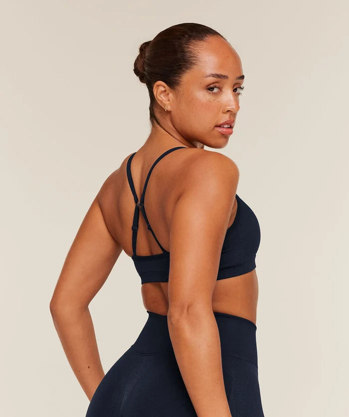GS - Lift Seamless Sports Bra - Midnight Blue/Black Marl
