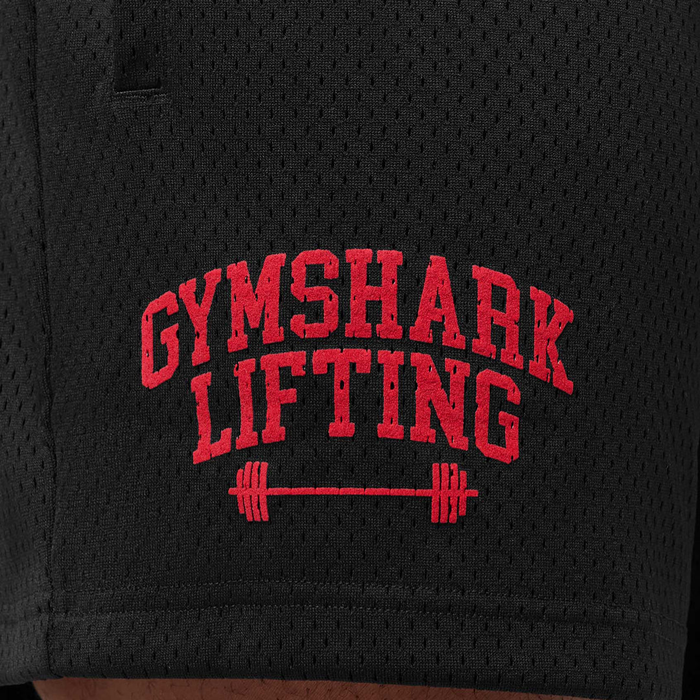 GS - Lifting Barbell Mesh 5" Short - Black