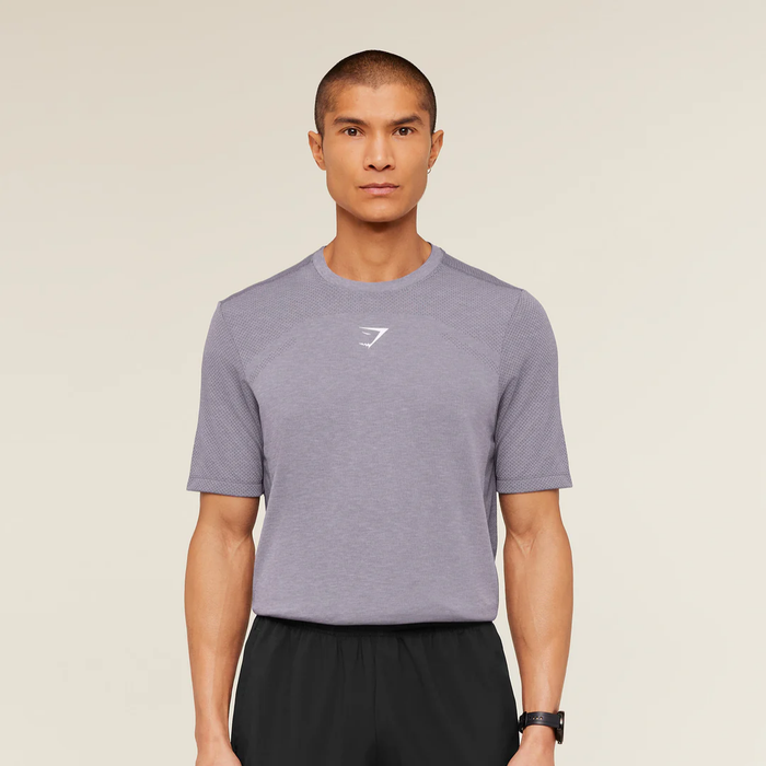 GS - Lightweight Seamless T-Shirt - GS Fog Purple/ Marl