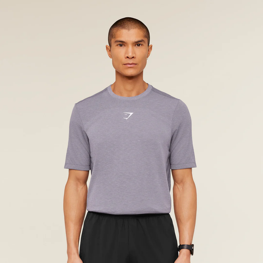 GS - Lightweight Seamless T-Shirt - GS Fog Purple/ Marl