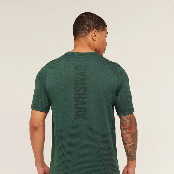 GS - Lightweight Seamless T-Shirt - GS Victory Green/ Marl