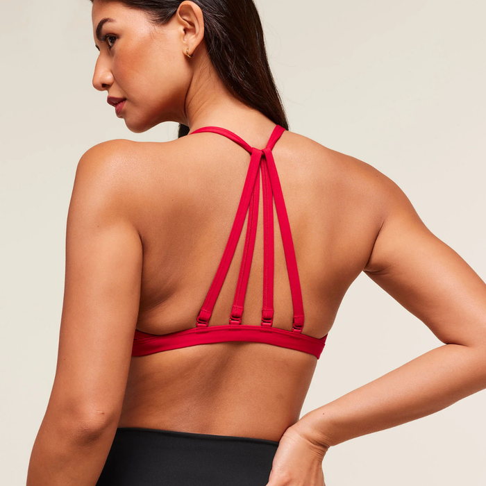 GS - Minimal Sports Bra - Carmine Red - Size S