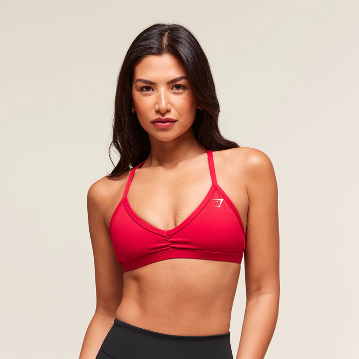 GS - Minimal Sports Bra - Carmine Red - Size S