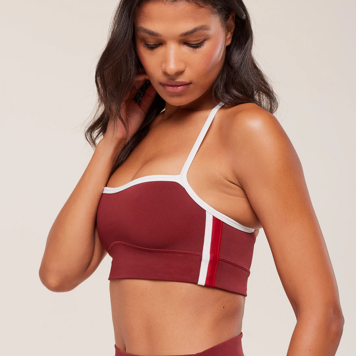 GS - Piping Sports Bra - Sets Red/Carmine Red/Soft White