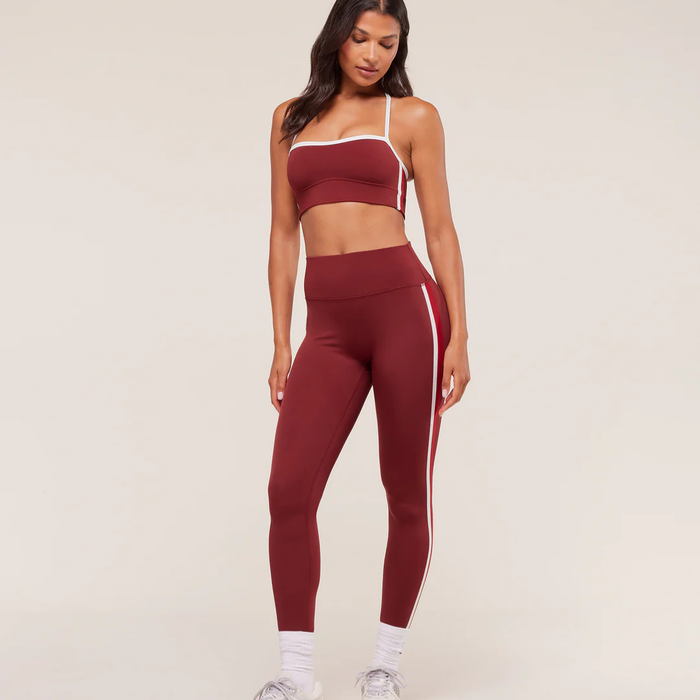 GS - Piping Sports Bra - Sets Red/Carmine Red/Soft White