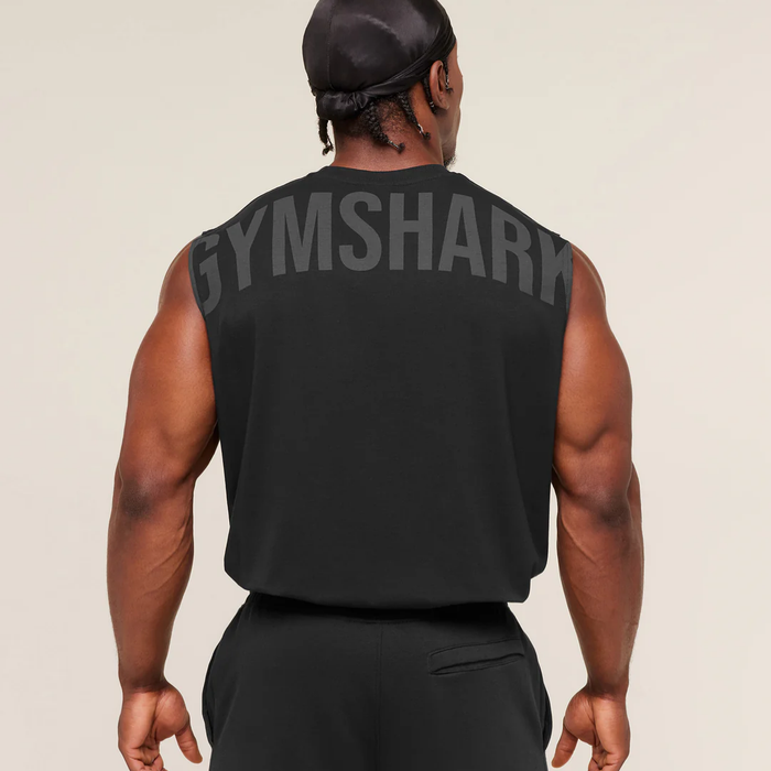 GS - Power Cut Off Tank - Black/Asphalt Grey