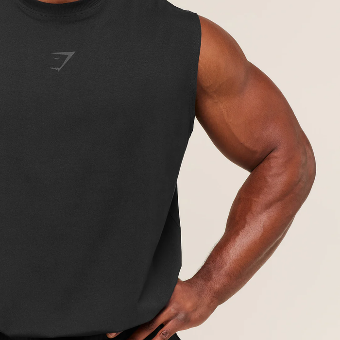 GS - Power Cut Off Tank - Black/Asphalt Grey