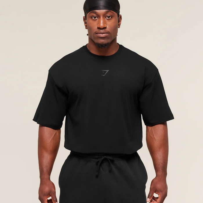 GS - Power T-Shirt - Black/Asphalt Grey