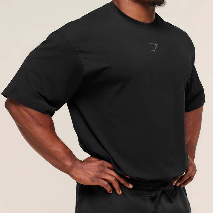 GS - Power T-Shirt - Black/Asphalt Grey