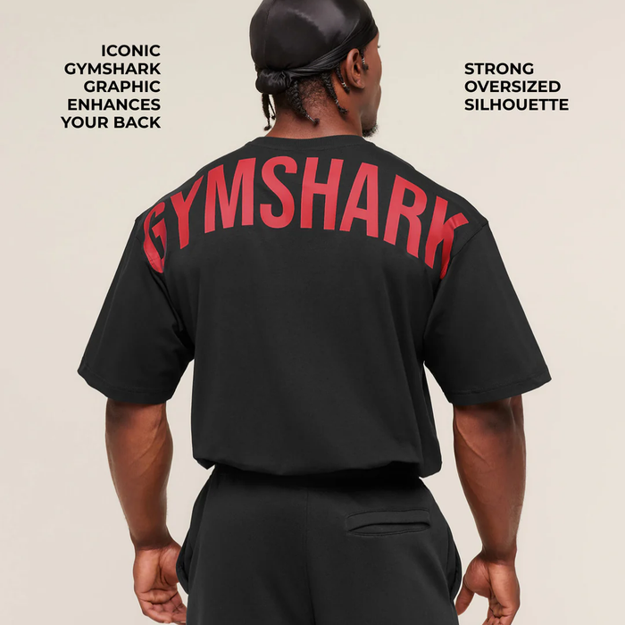 GS - Power T-Shirt - Black/Conditioning Red