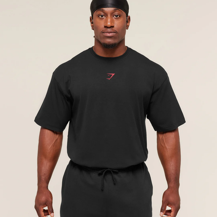 GS - Power T-Shirt - Black/Conditioning Red