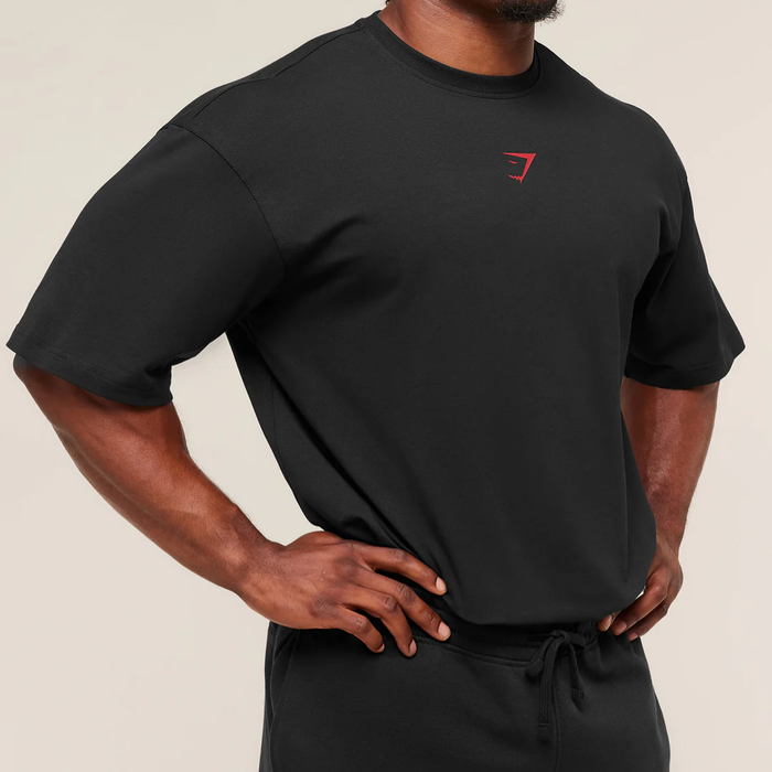 GS - Power T-Shirt - Black/Conditioning Red