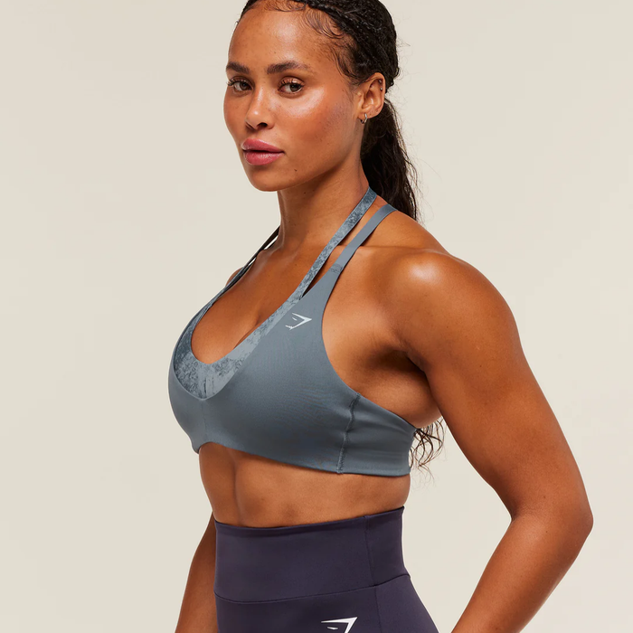 GS - Reps T Back Sports Bra - Iron Blue/Pantone Midnight Navy