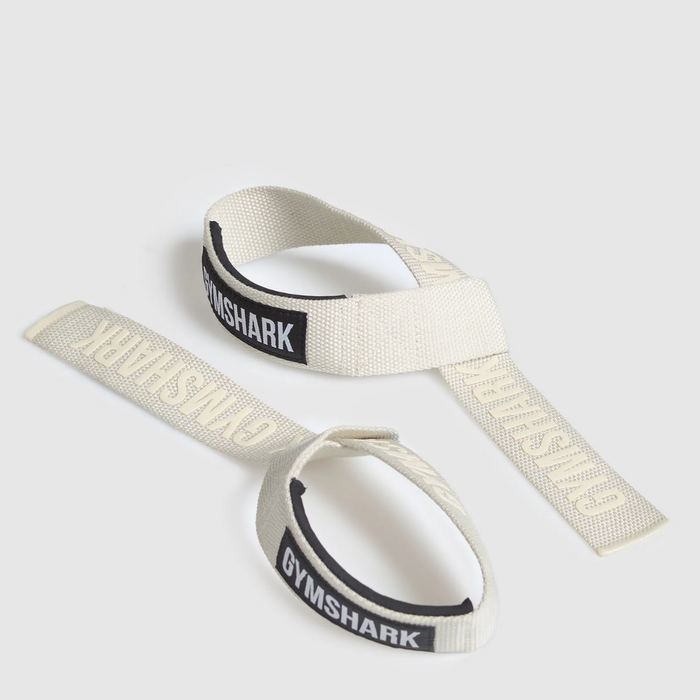 GS - Silicone Lifting Straps - Oat White - One Size