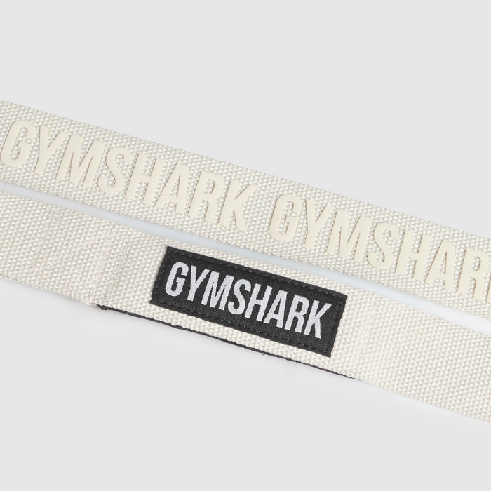 GS - Silicone Lifting Straps - Oat White - One Size