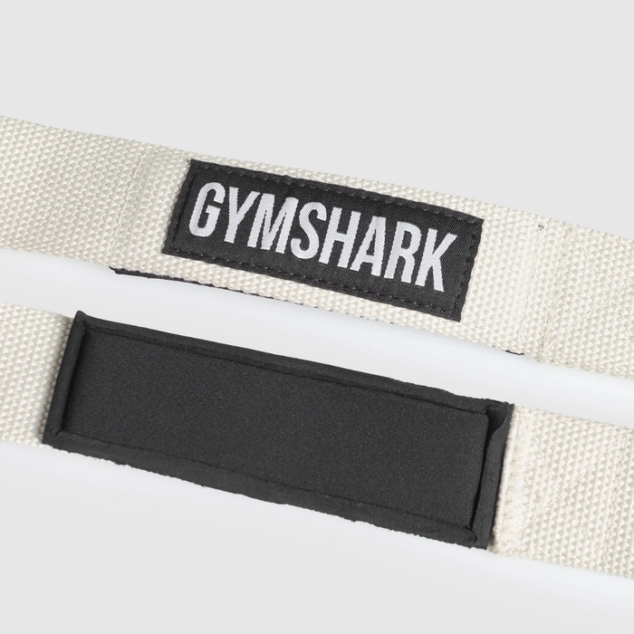 GS - Silicone Lifting Straps - Oat White - One Size
