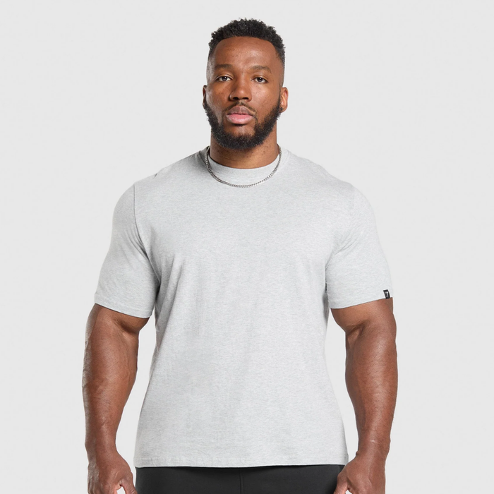GS - T-Shirt 2 Pack - Black/Light Grey Marl