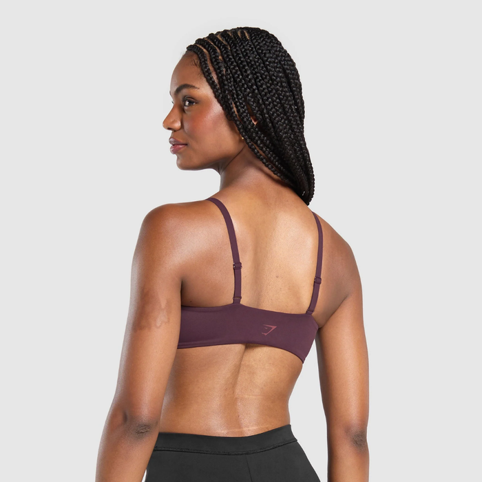 GS - Twist Front Bralette - Depth Purple
