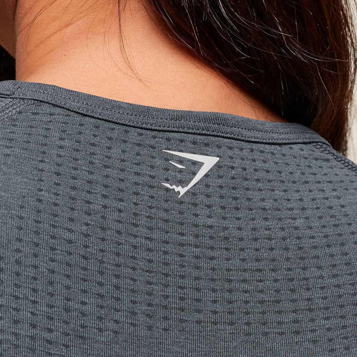 GS - Vital Crop Top - Strong Grey Marl