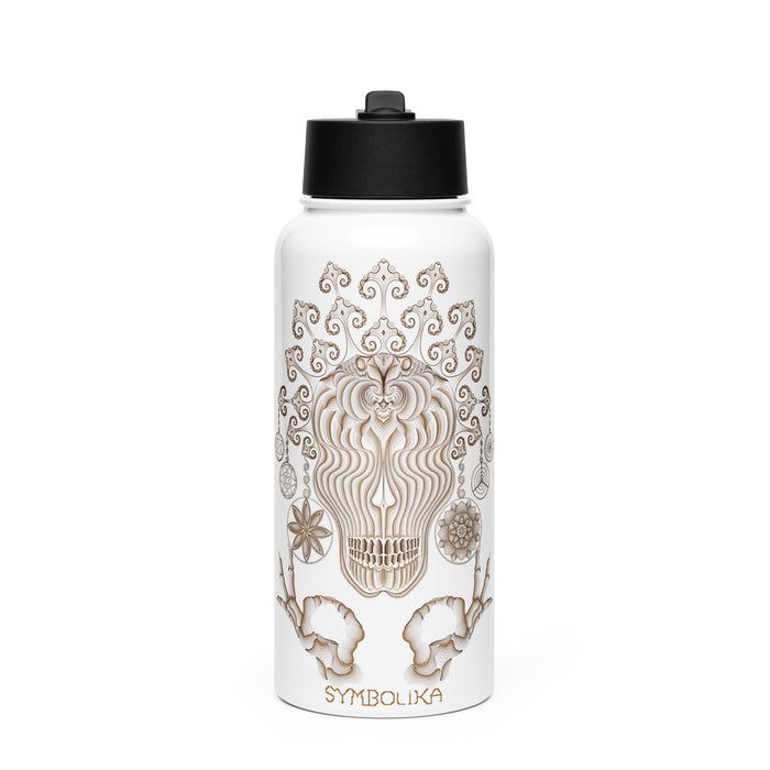 Gulgalta Water Bottle — visionary art by Symbolika