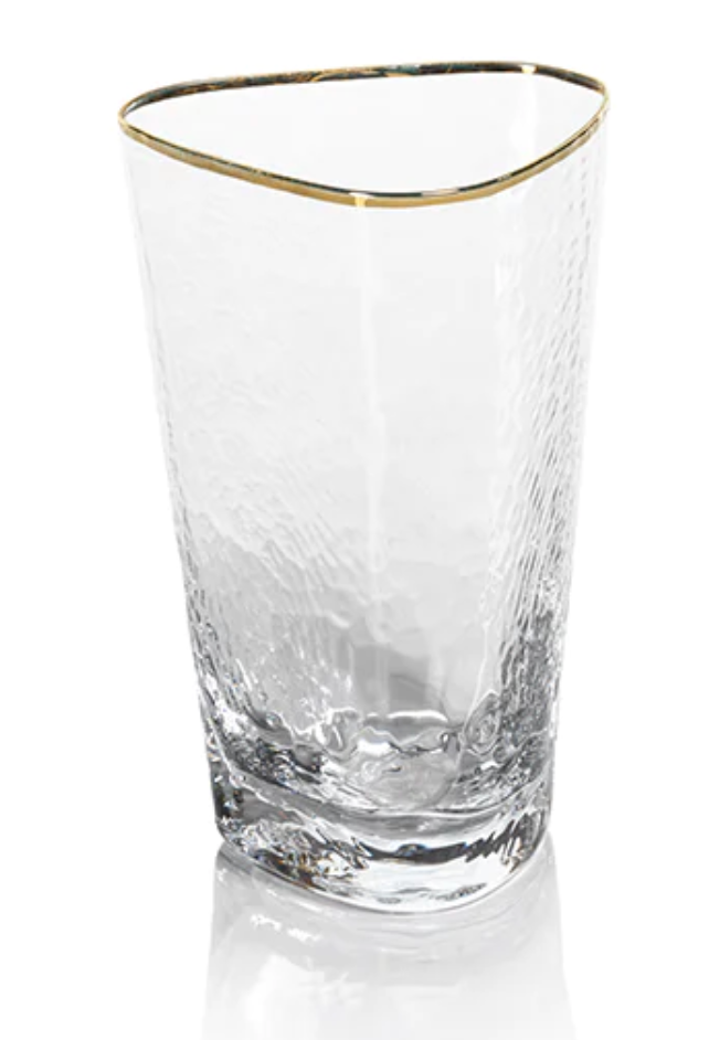 Hammered HB Glass - Set of 4