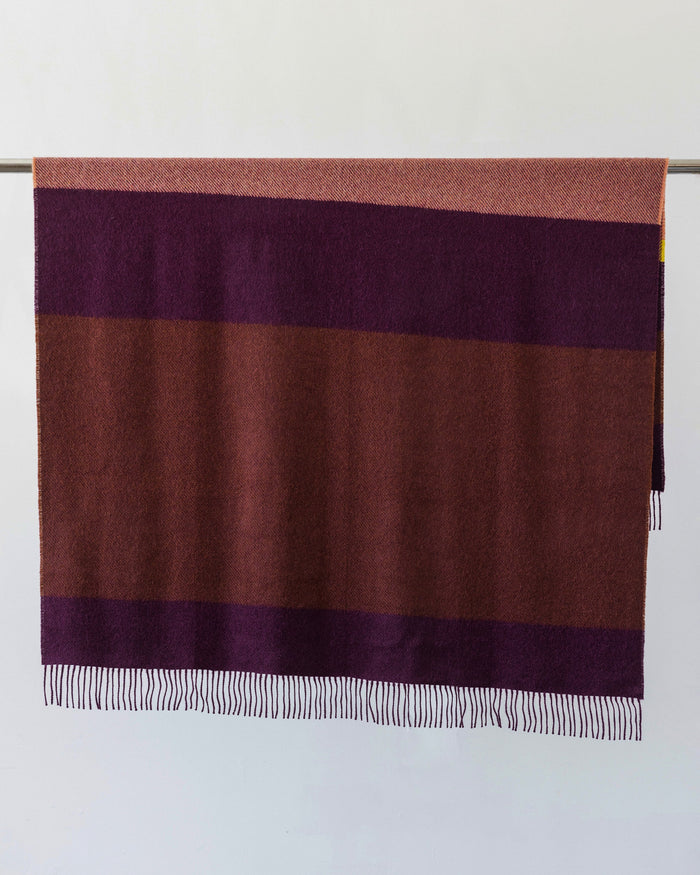 Haus Alpaca Throw - Spice Stripe