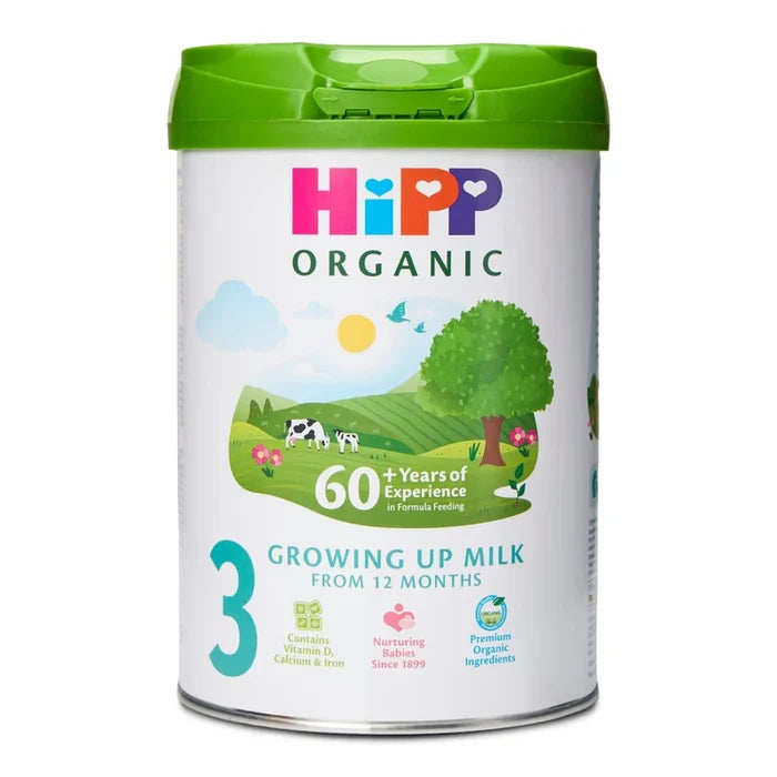 HiPP Organic Growing up Baby Milk Powder 12+ Months (TIN), 800g