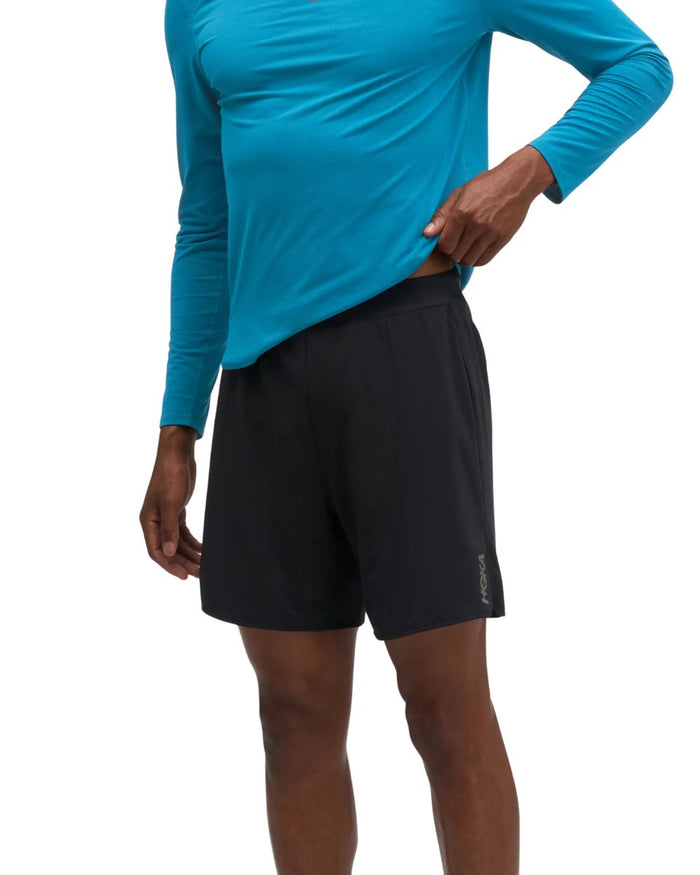 Hoka | 2-in-1 Glide Run Short | Black | Heren