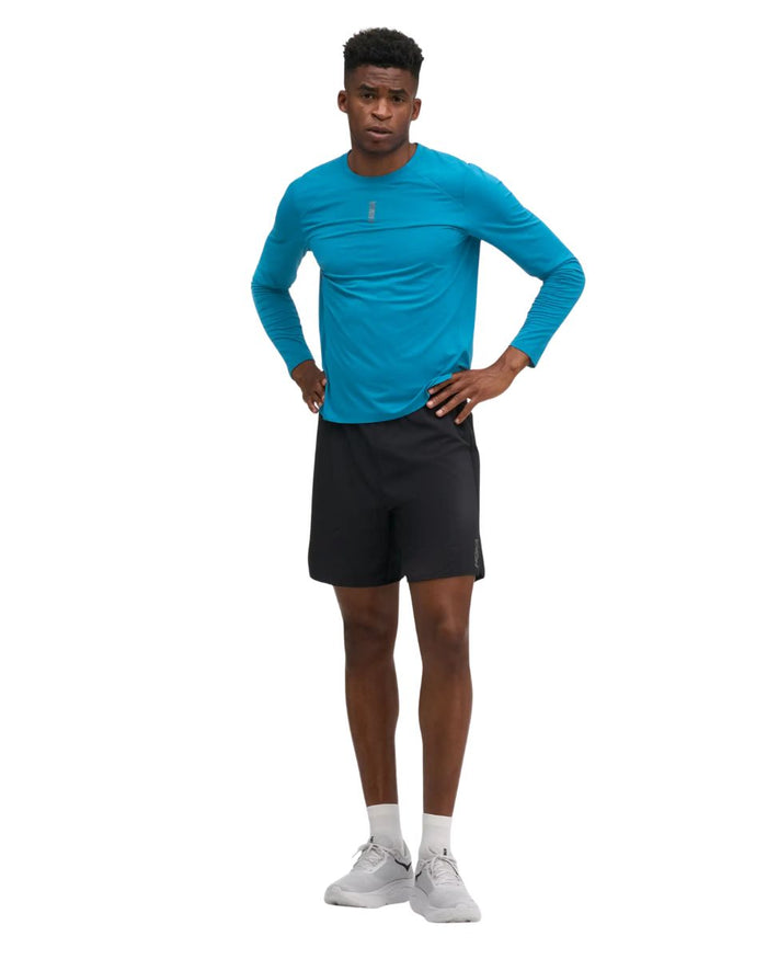 Hoka | 2-in-1 Glide Run Short | Black | Heren